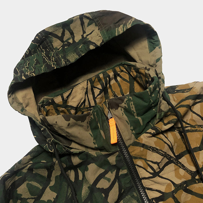 BZEN UNARMY - M.3183 TOBIAS RELAX FIT ZIP UP CAMOUFLAGE WATER REPELLENT  JACKET- WR COLOR BLOCK CAMO