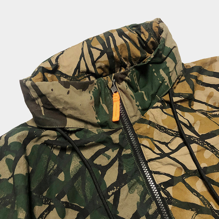 BZEN UNARMY - M.3183 TOBIAS RELAX FIT ZIP UP CAMOUFLAGE WATER REPELLENT  JACKET- WR COLOR BLOCK CAMO