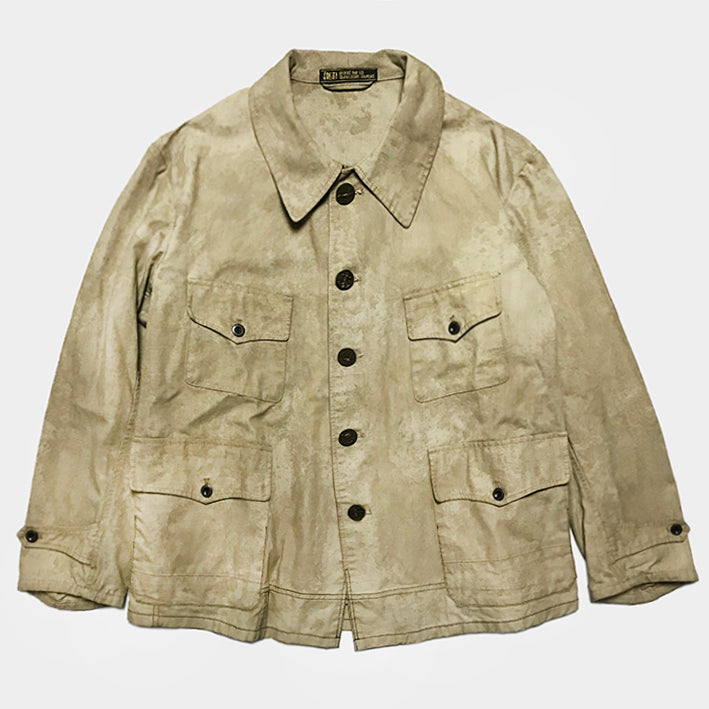 1930's Belgian Coal Miner Linen Jacketジャケット・アウター