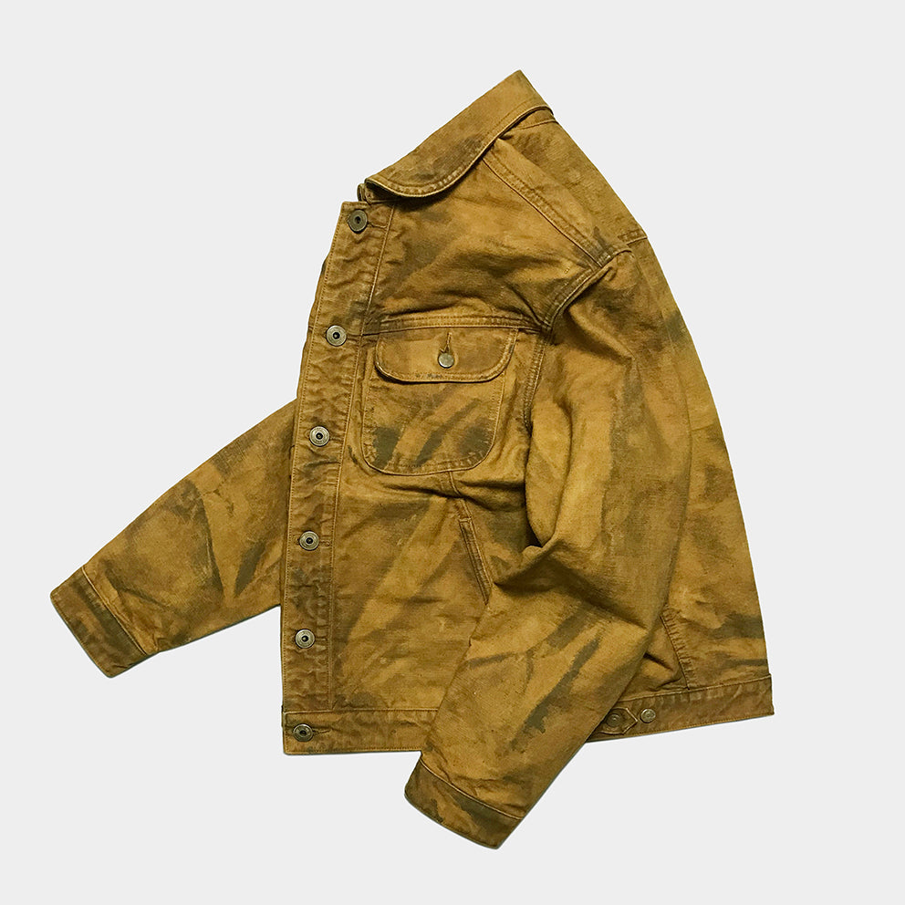 BZEN M.3139RR GARCIA-GOLD REGULAR FIT 4 POCKET VEGGIE DYED CANVAS