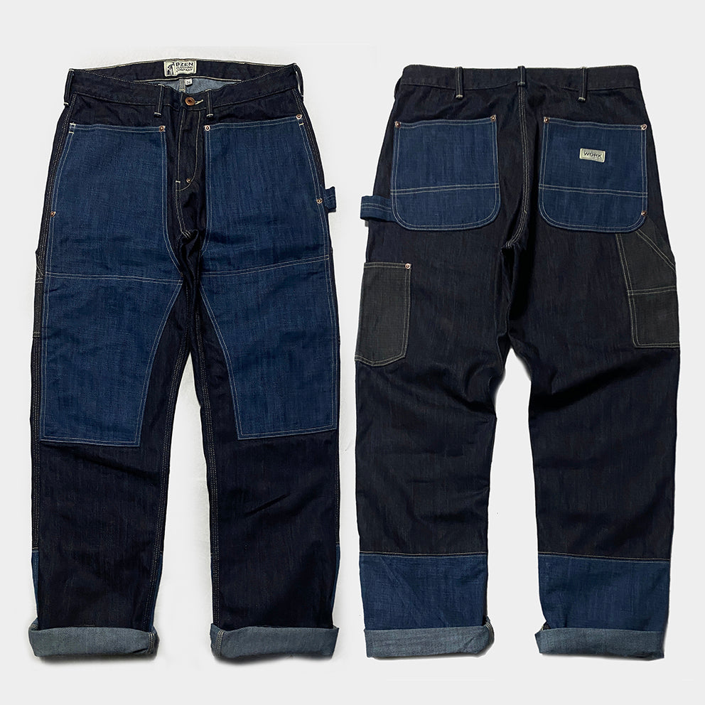 Aueoeo Men's Jean Pants Denim Work Pants Solid Color High Waist Loose  Business Jeans Workwear Trousers - Walmart.com