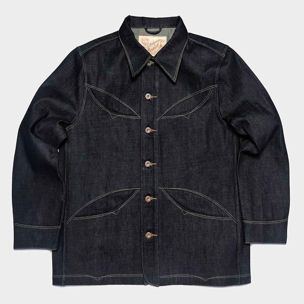 Levi's Cone Mills Selvedge Denim Chore Coat Barn Jean Jacket Size XL  Redline